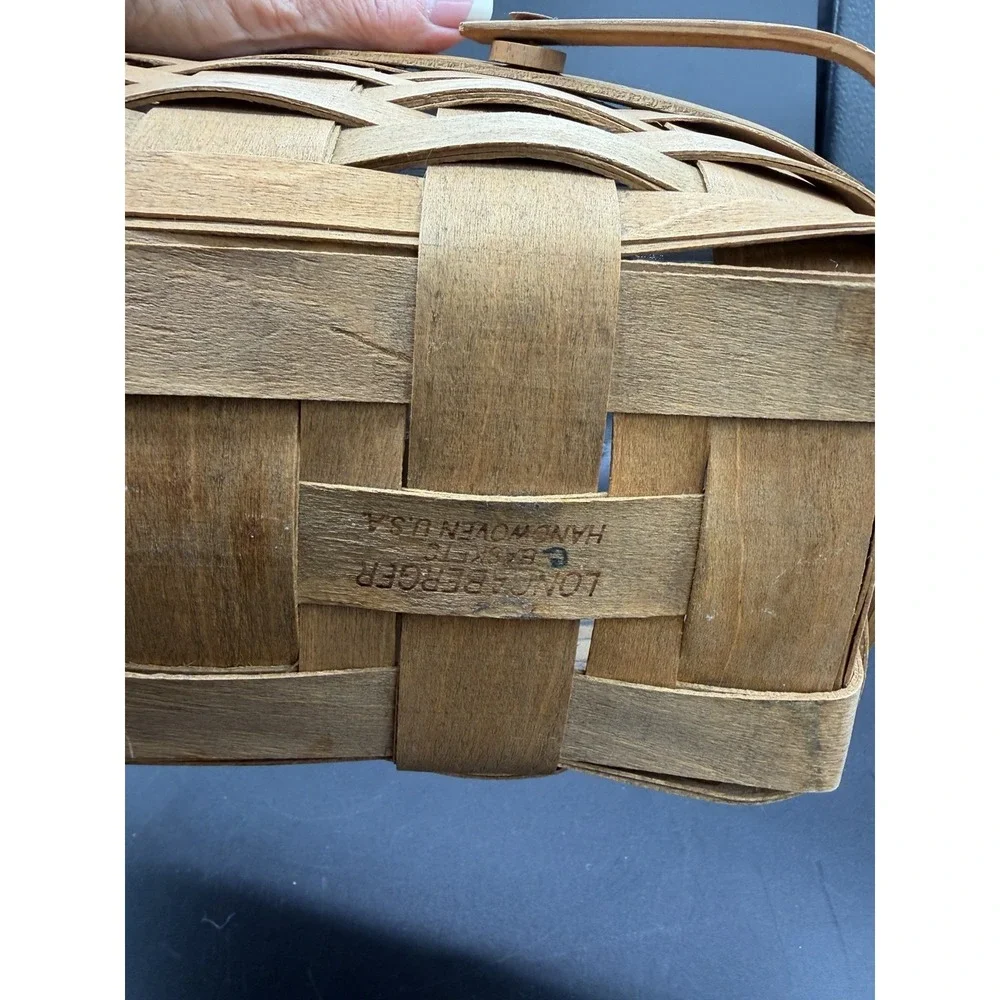 Longaberger 1985 Medium Vegetable Basket – Vintage Original – Rare Find 🌾🧺